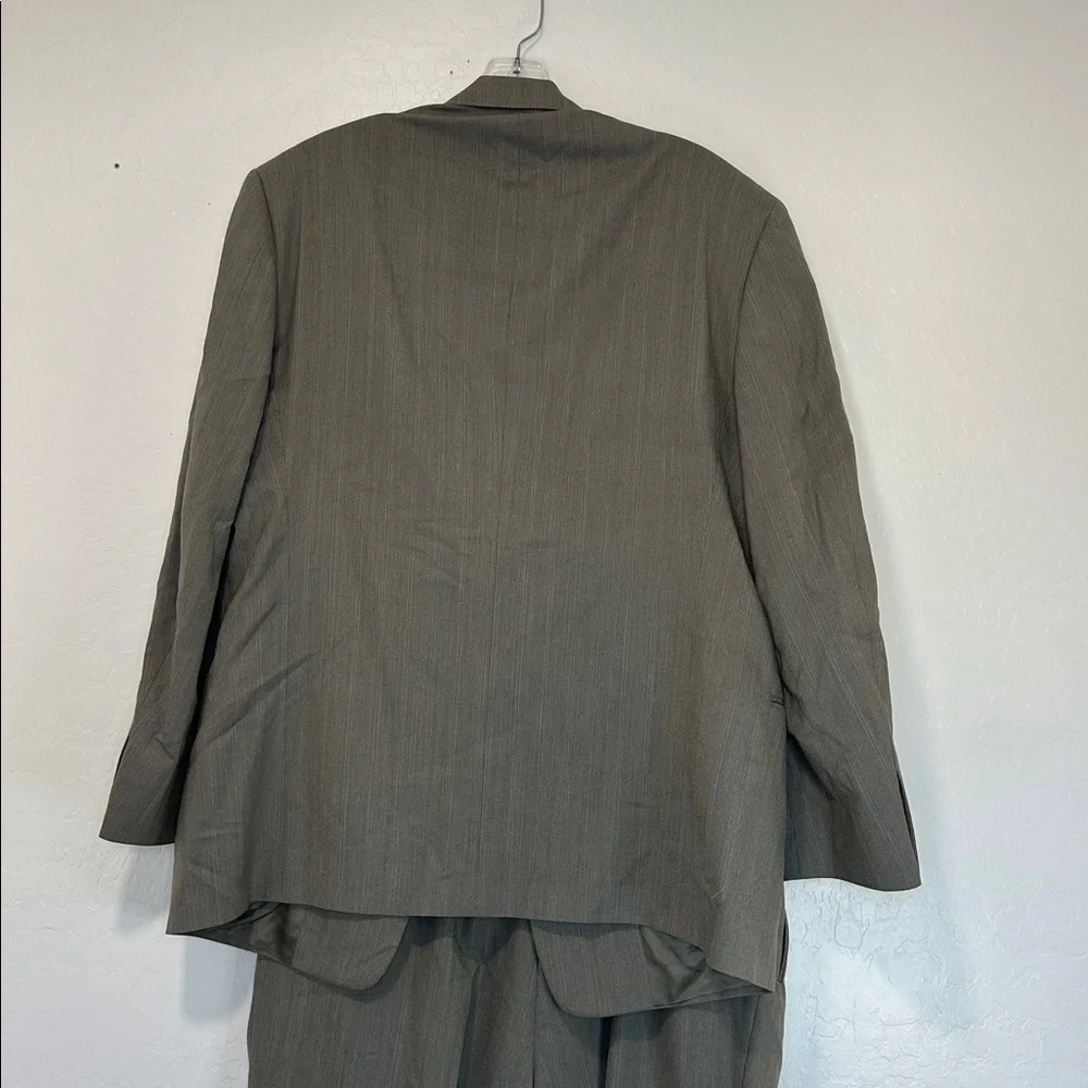 Pierre Cardin gray 2 piece Suit Blazer 44R Trousers pants 38x30 100% wool‎ mens